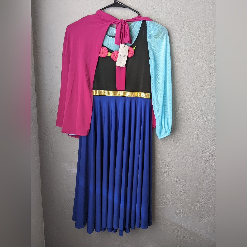 Sensory friendly Anna dress with cape